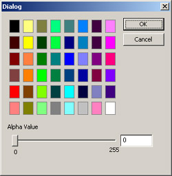 Colorpicker Window