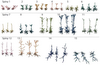 Example neurons for each spiny clusters of the BBP dataset, with apical
dendrites in lighter color and basal dendrites in darker color.