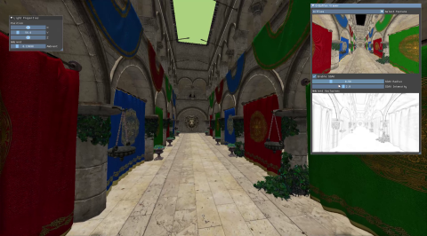 Sponza scene in Deferred Shader