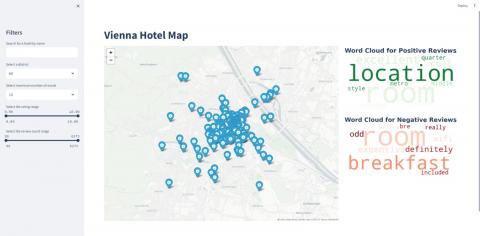 Vienna Hotel Map