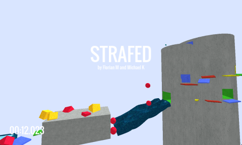 Strafed